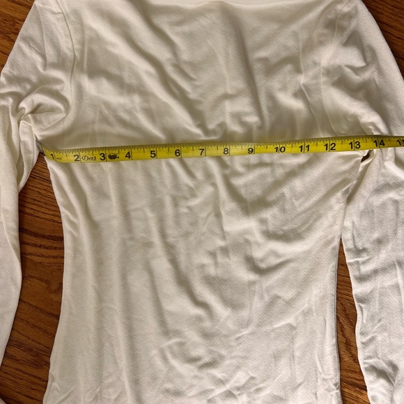 Naked Wardrobe Classic Cream Long Sleeve Dress - Picture 3 of 7